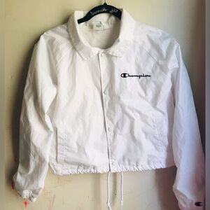 Champion Coach’s cropped windbreaker jacket size medium